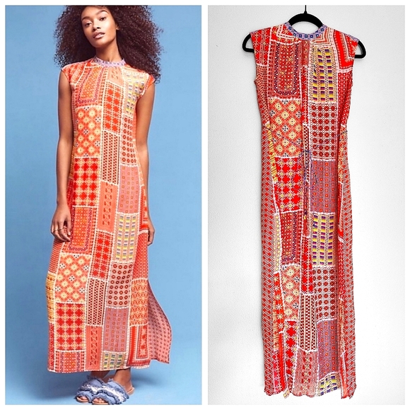 Anthropologie Dresses & Skirts - NWOT Anthropologie Tanvi Kedia Patchwork Maxi Dress